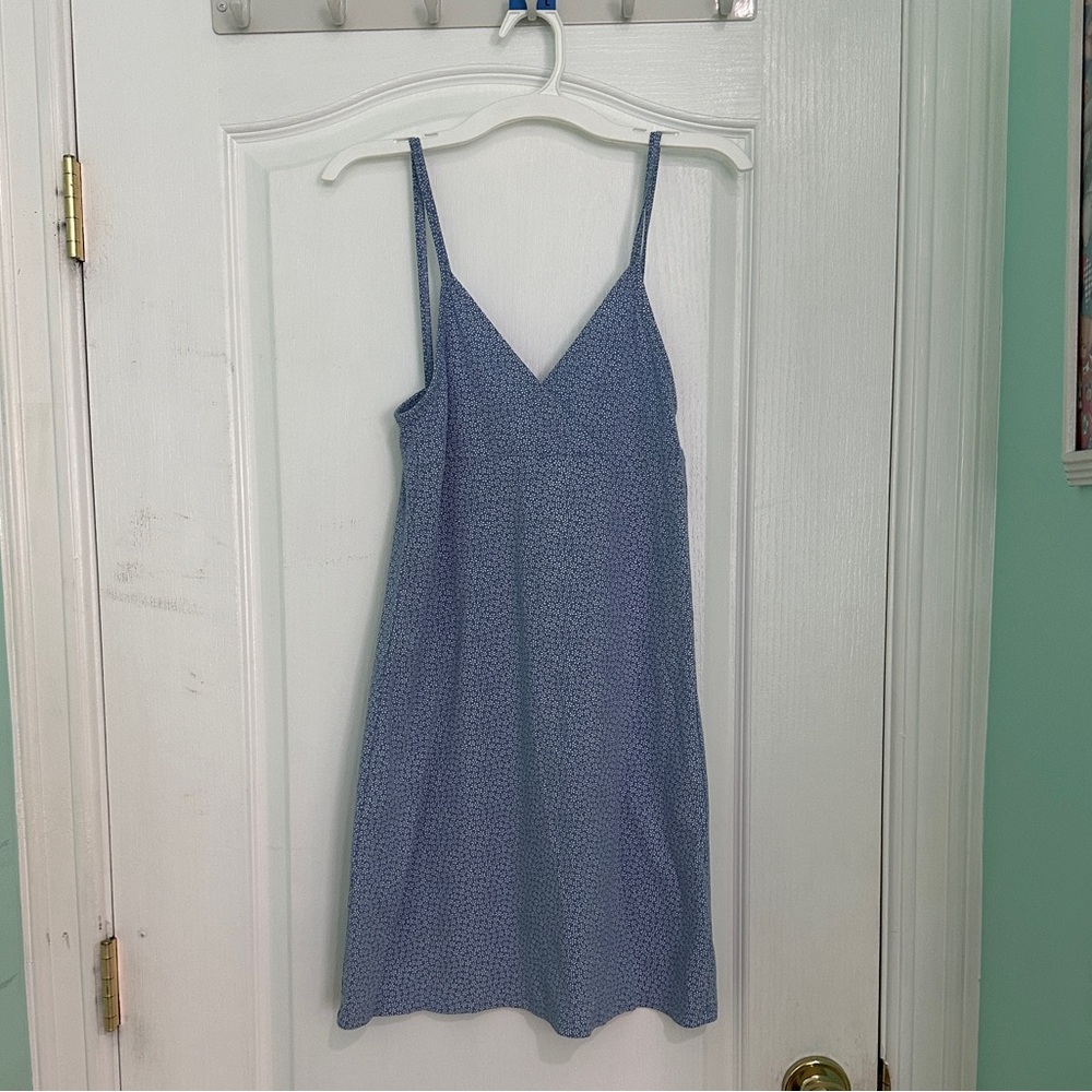 Brandy Melville blue floral dress